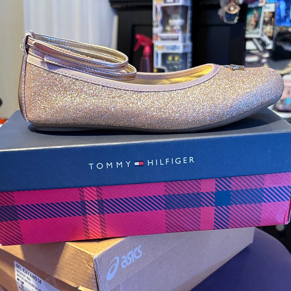 Tommy Hilfiger Women's Sparkle Flats - Gold